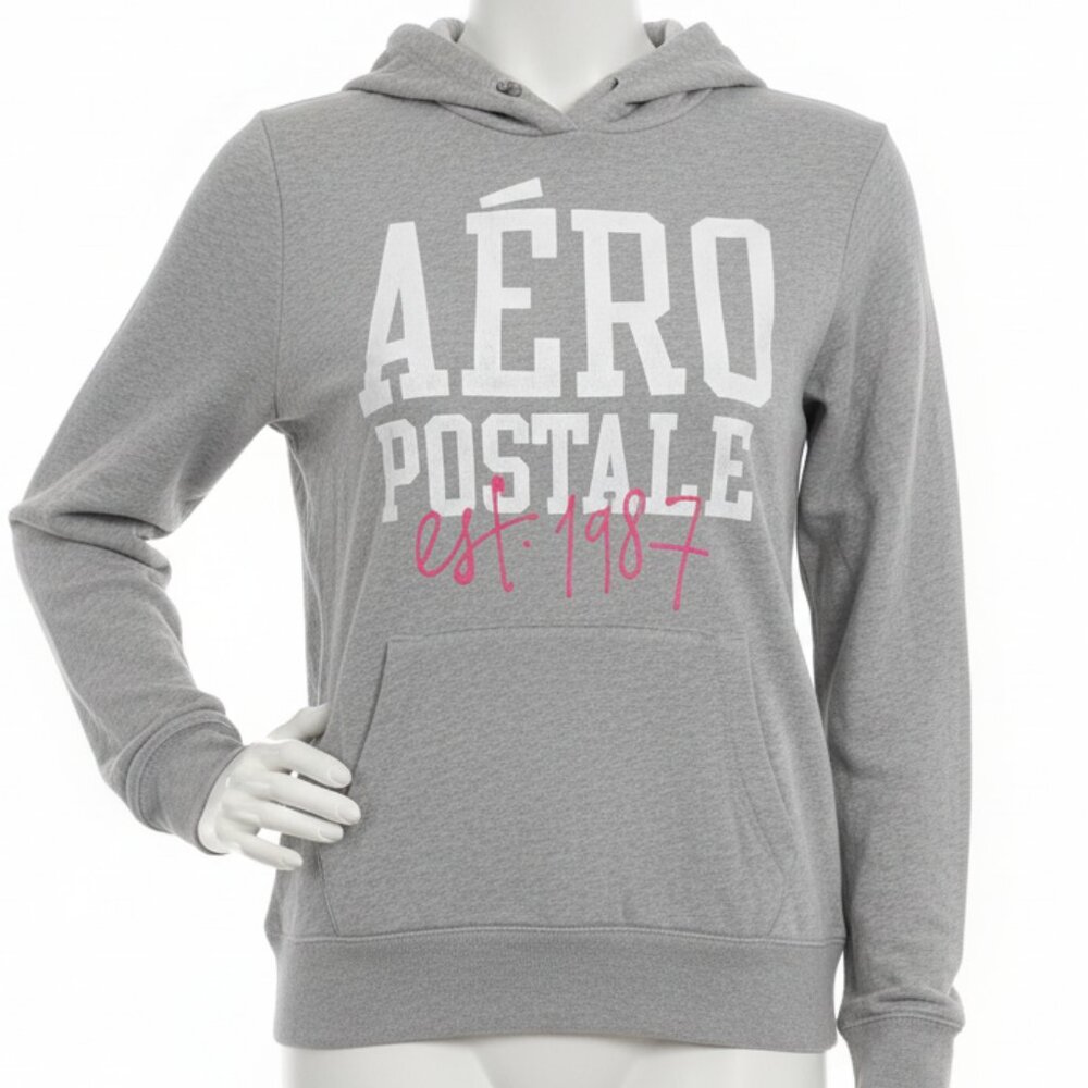 Aeropostale Hoodie Size Large  Y2K Activewear  long sleeve Thrashed